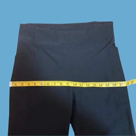 32 Degrees Cool Black Ribbed High-Waist Flare Pants | Size M - Picture 4 of 8